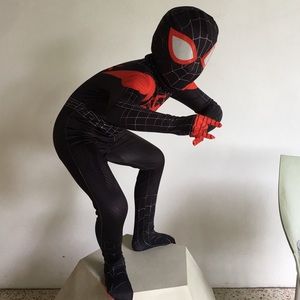 BEST!🕷️🕸️Spider-Man costume with mask!! So cute!!!👻